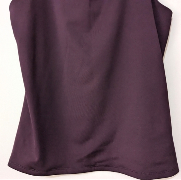R Essentials Double Layer Sculpting Tank With Square Neckline Size XXL Wine New! - Picture 6 of 9